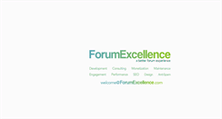 Desktop Screenshot of forumexcellence.com